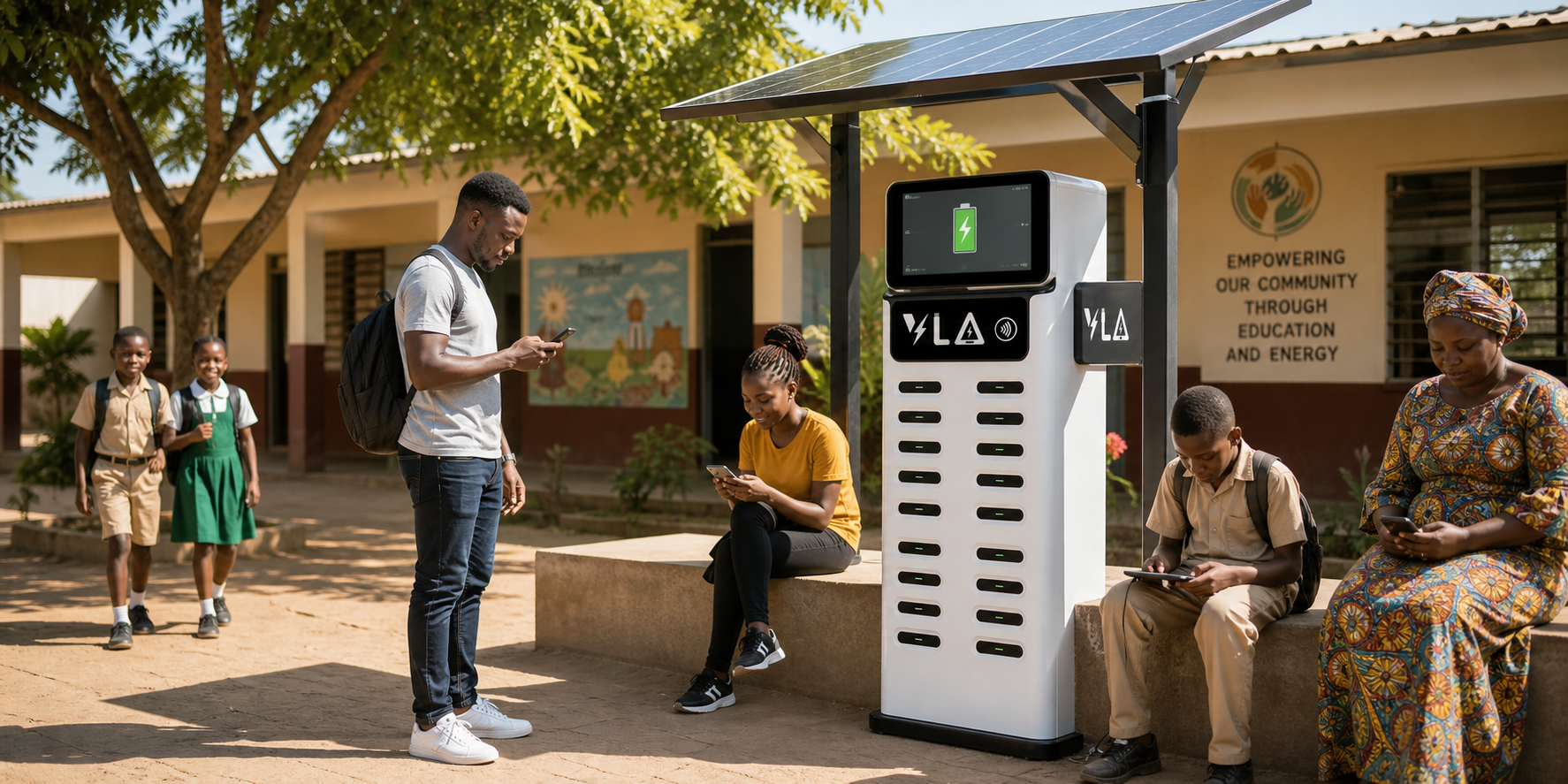 VLA SolarHub solar-assisted charging station